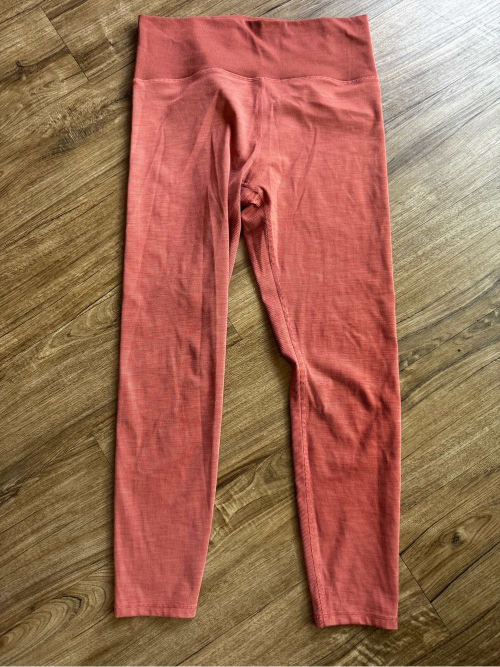 Vuori Lux Rib Studio Leggings Size L cinnamon heather